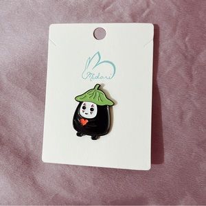 Ghibli No Face Pin